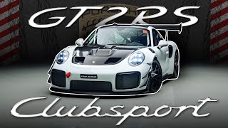 The StreetIllegal Porsche GT2 RS Clubsport is in Dubai 4K [upl. by Gmur615]