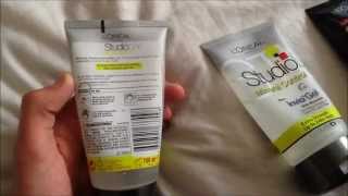 Loreal StudioLine Hair Gel Review 3 Types [upl. by Anirbaz608]