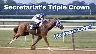 Secretariat’s Triple Crown 50 Years Later [upl. by Dreddy]