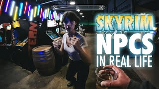 Skyrim NPCs takeover Cidercade [upl. by Hploda136]