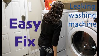 Leaking washing machine an Easy Fix [upl. by Erehs]