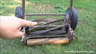 How a manual grass cutting machine works  Must watch [upl. by Celestina]