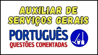 ðŸ”¥ AUXILIAR DE SERVIÃ‡OS GERAIS  SIMULADO DE PORTUGUÃŠS BÃSICO PARA CONCURSO PÃšBLICO [upl. by Ahsas]