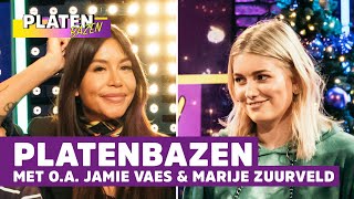 Jaimie Vaes Marije Zuurveld Koen K en Danny Froger gaan los in de kerstspecial  PLATENBAZEN S2E4 [upl. by Airetnohs401]