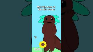 Bees vs Wasps memes animation funny [upl. by Tulley]