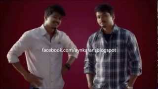 Vijays Tata Docomo Canteen AD Double Role 1080 HD [upl. by Anairb198]