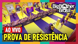 BBB 24 8ª Prova do Líder de Resistência AO VIVO  Big Brother Brasil 2024 BBB24 [upl. by Euqinaj]