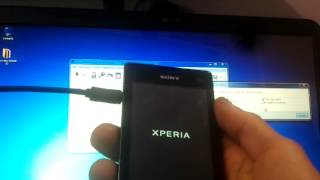 Flash Sony Xperia C1505 via Flashtool [upl. by Kcira749]