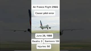 Air France Flight 296Q Crash shorts planecrash [upl. by Anom959]