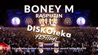 DISKOteka Festival 2019  Boney M  Rasputin 100 LIVE Timisoara Romania [upl. by Ylrebme366]