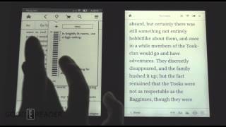 Amazon Kindle Paperwhite 2 vs Kobo Aura Nighttime Reading Test [upl. by Baruch]