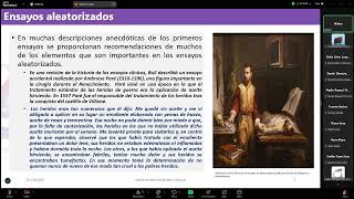 Epidemiologia  Clase 11  Ensayos aleatorizados [upl. by Bluefarb]