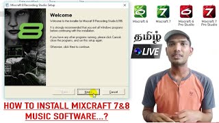 How To Install Mixcraft 7amp8 Pro Home Studio Software In Tamil  Tutorial Session 01 [upl. by Benjamin]