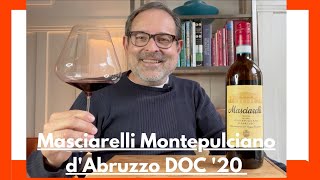 Masciarelli Montepulciano dAbruzzo DOC 20 93 Points Abruzzo [upl. by Newton]