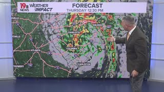 Tropical Storm Debby Heres how much more rain will fall in South Carolina [upl. by Consuela682]