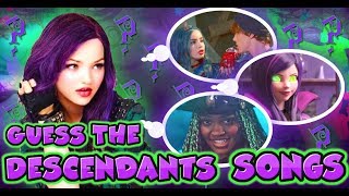 Descendants Guess The Song [upl. by Dihsar379]