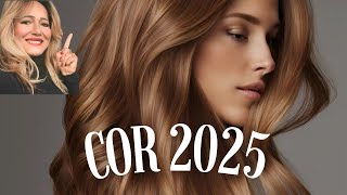 COR DE CABELO TENDÊNCIA 2025 PARA PINTAR SEM DESCOLORIR  COBRIR BRANCO  FAZER MECHAS [upl. by Cohbert]