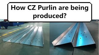 The working process of C and Z Purlin Roll Forming Machine  Formetal Technology [upl. by Suiratnod]