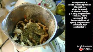 Hamburguesas de soja con Thermomix  La web de cocina de Mabel [upl. by Llebasi598]