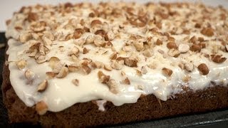 Carrot cake with cream cheese frosting [upl. by Olifoet]