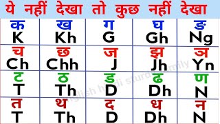 k kh g gh in english  english me k kh g gh  ka kha ga gha  english padhna kaise sikhen [upl. by Atinek630]