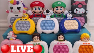 🔴Live Playing Fidget Toys Electric PoP IT Caracter popit satisfying fidgettoys toys🔴 [upl. by Jacey]