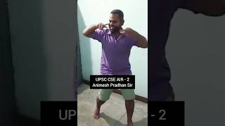 UPSC CSE AIR  2 Animesh Pradhan Sir😍 Upsc Lbsnaa Status🤩🥀ytshorts upsctopper viral status ias [upl. by Nnylg]