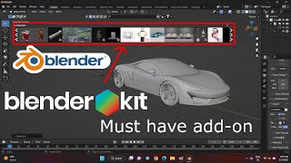 BlenderKit Addon  Blender 42 [upl. by Paulie]