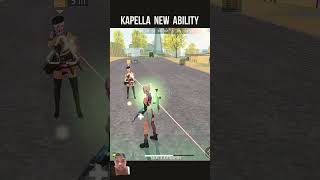 Kapella Character Ability After Update 🔥 Free Fire Kapella Character Ability Test viral shorts [upl. by Bertine85]