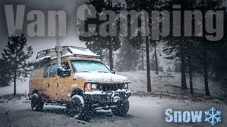 Van Camping  Snow HD Season 2 Episode 3 [upl. by Yrian157]