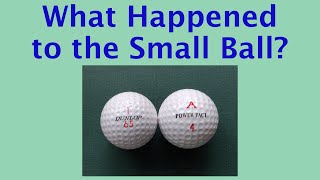 When and why did the 162 inch quotBritishquot ball disappear The first ball changerollback [upl. by Rozele]