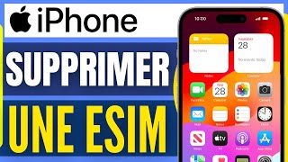 Comment Supprimer Une ESIM Sur iPhone  En 2025 [upl. by Naie]