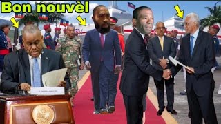 moun afe bon tv konfimel Garry Conille apen remet demisyonl Li bay Guy philippe pouvwa vidéo [upl. by Aliel]