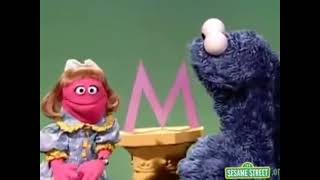 Sesame Street Cookies Letter Of The Day M Reversed [upl. by Quiteri434]