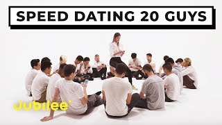 20 vs 1 Speed Dating 20 Guys  Jubilee x Solfa  Versus 1 [upl. by Nagol]