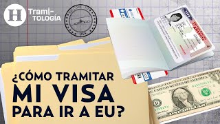 ¿Cómo tramitar mi visa para Estados Unidos Te decimos requisitos documentos y costo  Tramitología [upl. by Garwood695]