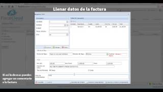 Mi Primer Factura en FiscalCloud [upl. by Enicul]