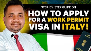 How to Apply Italy Work Visa 2024  Italy visa update 2024 [upl. by Kaehpos]