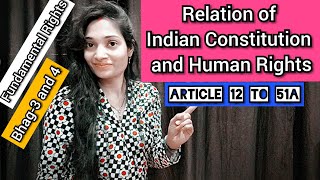 Human Rights in Indian Constitutionसंविधान में मानवधिकारFundamentalRigt HumanRightsInConstitution [upl. by Rebeh]