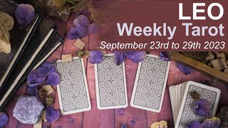 LEO WEEKLY TAROT READING quotA GIANT LEAP  FOLLOWING YOUR BLISSquot September 23rd to 29th 2024 tarot [upl. by Asertal]