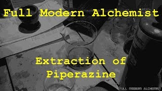 Extraction Of Piperazine [upl. by Lavella]