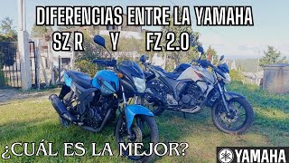 ❤️‍🔥Yamaha SZ R y FZ 20💯🔥Diferencias🤔¿Cuál es Mejor😎 [upl. by Allix]