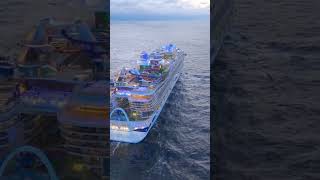 World’s Largest Cruise Ship Sets Sail Icon of the Seas Unveiled cruise cruiseship [upl. by Radek689]