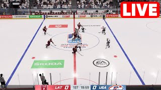 ICE HOCKEY LIVE🔴 USA vs Latvia  2023 IIHF World Championship 3rd Place  28th May 2023 Match NHL 23 [upl. by Yug]