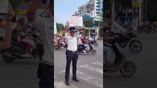 एक कोशिश  सुगम सुरक्षित सफर के लिए। sumantsinghcop roadsafety shorts [upl. by Eirhtug613]