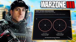 new BEST CONTROLLER SETTINGS in WARZONE 3 for ANTI RECOIL [upl. by Wernsman]