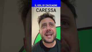 Il gol di ZACCAGNI commentato da REPICE e CARESSA [upl. by Jacky]