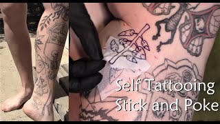 How I Tattoo Myself at Home  Stick amp Poke Sleeve [upl. by Dray]