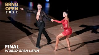 2022 Brno Open  WDSF World Open Latin  Final [upl. by Jonie]