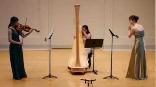 Claude Debussy Sonata for flute viola and harp [upl. by Rrats]